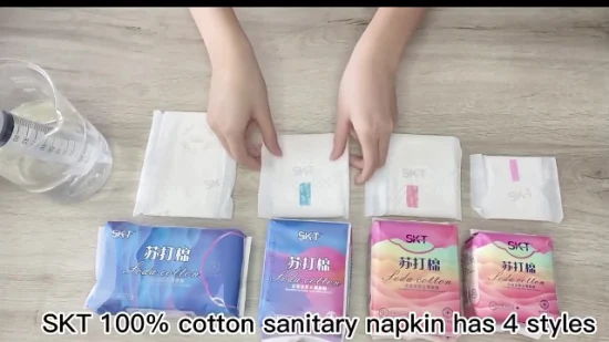 Produto descartável para almofada menstrual feminina na China absorventes higiênicos de ânion por atacado