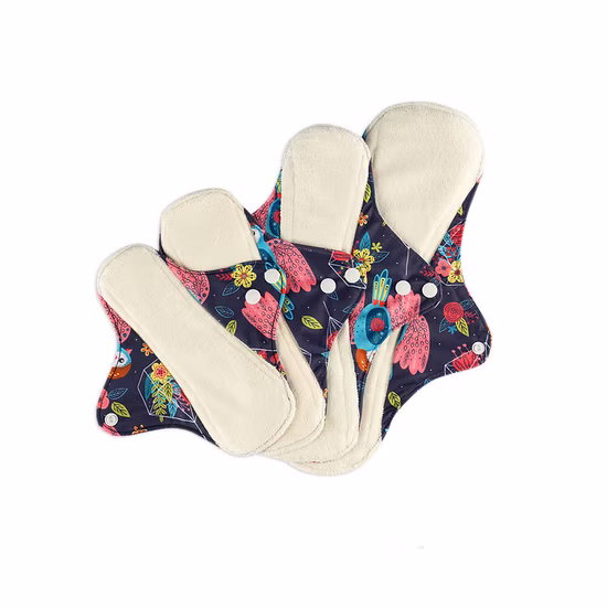 Venda quente de absorventes higiênicos de algodão de alta absorção para senhora
